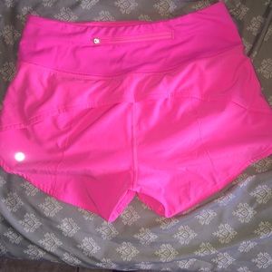 Lululemon pink shorts